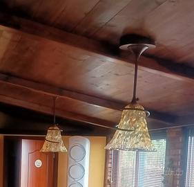 Lampadari a soffitto campana giallo cattedrale