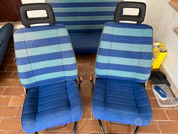 Sedili panda 141 tappezzeria tessuti e restauri