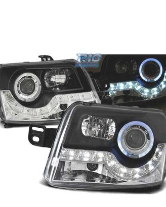 FARI DIURNI PER FIAT PANDA 03-09 NERI