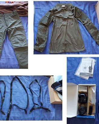 materiale softair, trekking, montagna