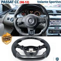 VOLANTE Sportivo per VW PASSAT CC Carbonio e Pelle
