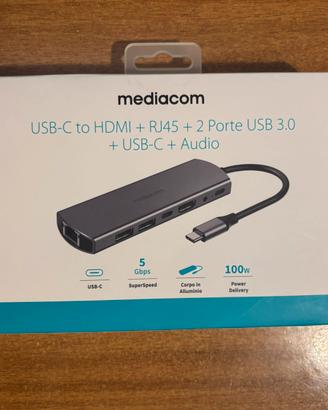 Mediacom MD-C314 USB-C Hub PD