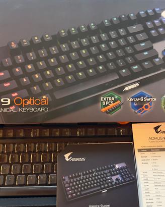 Gigabyte Aorus K9 Optical Keyboard- Layout ITA-