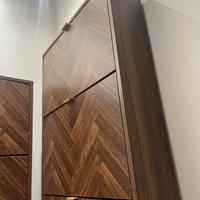Scarpiera nuova legno noce