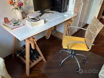 SCRIVANIA, TAVOLO DA LAVORO RECLINABILE