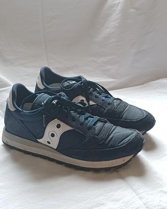 saucony jazz blu/bianco