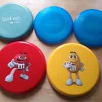 LOTTO DI 5 FRISBEE - GADGET M&M's KINDER E FERRERO