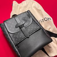 Zaino monogramma louis vuitton saumur nero