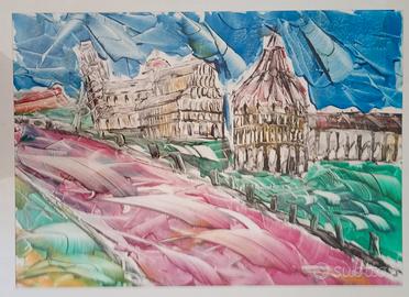 Quadro di Piazza dei Miracoli-Pisa