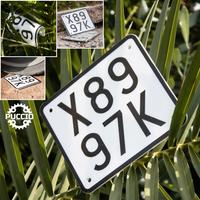 🔳TARGA REPLICA 50CC INDISTRUTTIBILE🔳