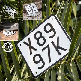 🔳TARGA REPLICA 50CC INDISTRUTTIBILE🔳