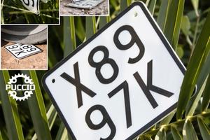 🔳TARGA REPLICA 50CC INDISTRUTTIBILE🔳