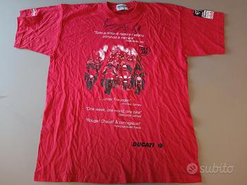 T-Shirt WDW Ducati 2002 autografata da Capirossi