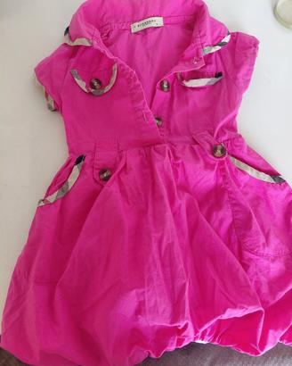 vestitino Burberry  estivo in cotone bambina
