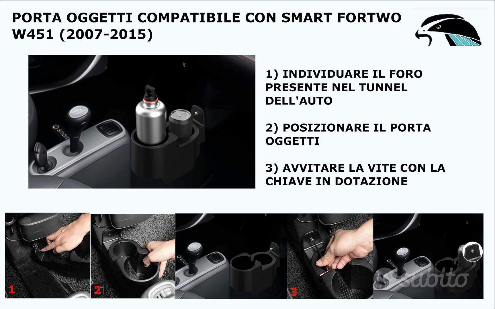 Coprisedili per auto compatibili con Smart Fortwo 451 2007 – 2015