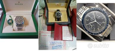 TRE Orologi Rolex Tudor Omega completi Originali