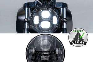 FARO LED per Harley Davidson Dyna OMOLOGATO