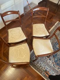 Set Sedie totalmente in legno