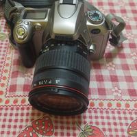 Macchina fotografica nikon f55 +obiettivo +borsa