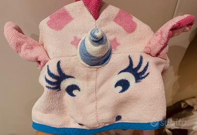 Poncho accappatoio Decathlon Unicorno 2-3 anni