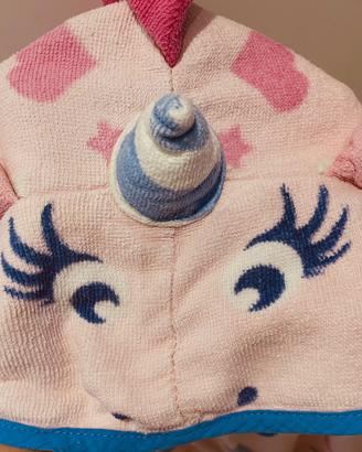 Poncho accappatoio Decathlon Unicorno 2-3 anni