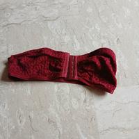 reggiseno a fascia bordeaux nuovo