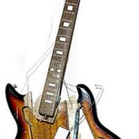 chitarra Wandre Davoli anni 60