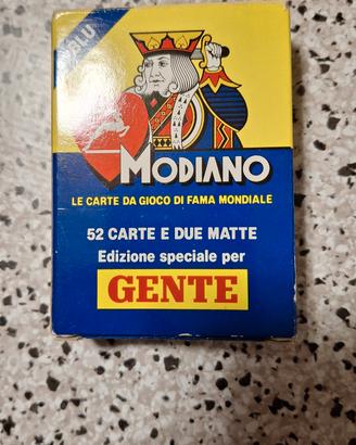 Carte da gioco Modiano