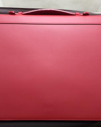 Borsa organizer pc lavoro pelle originale compatta
