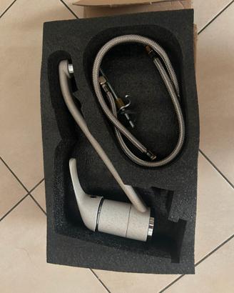 Ribinetto fragranite beige per lavello
