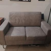 Divano due posti tessuto impermeabile