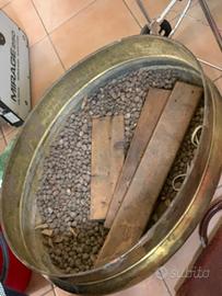 Fioriera in ottone anni 60