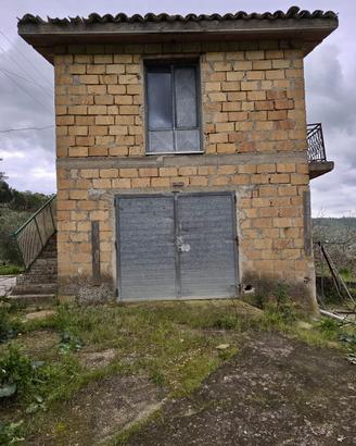 Casa 80 mq con 10.000 mq di terreno e uliveto
