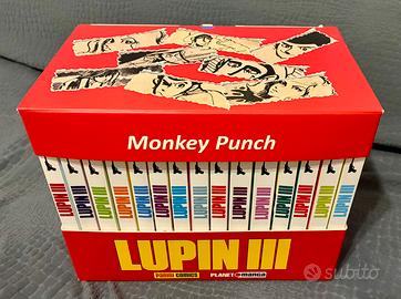 Lupin III Prima Serie Manga 1-15 con cofanetto