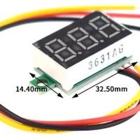 Voltmetro 3 LED Digitale Display Auto Dc 4- 40V 