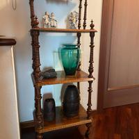 Antica etagere stile Vittoriano in legno