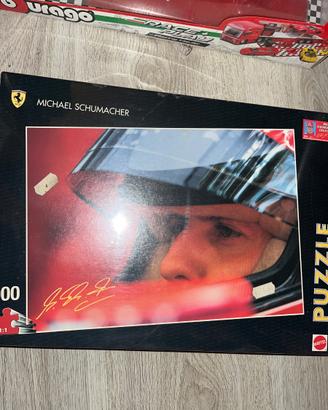Puzzle Shumacher 1000 pezzi del 2000 Mattel Giochi