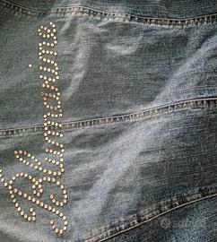 giacca jeans blumarine taglia s