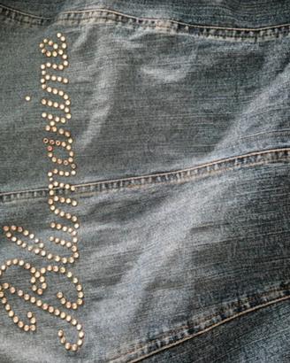 giacca jeans blumarine taglia s