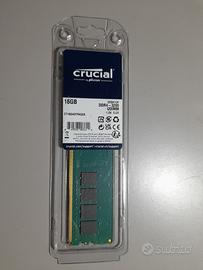 Crucial DDR4 16GB 3200 MHz - COME NUOVA --