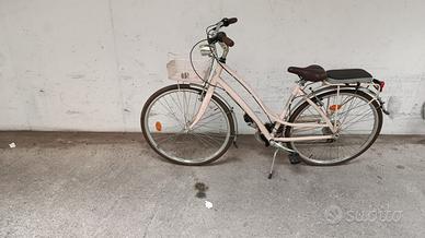 bici donna rosa