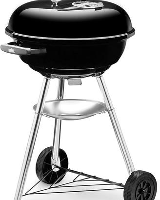 Weber Compact Kettle BBQ a carbone, sup. cottura