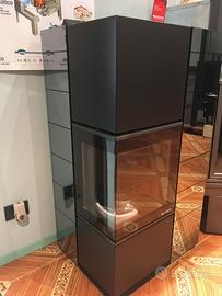 Nuova Stufa pellet aria angolo ELDORA PALAZZETTI