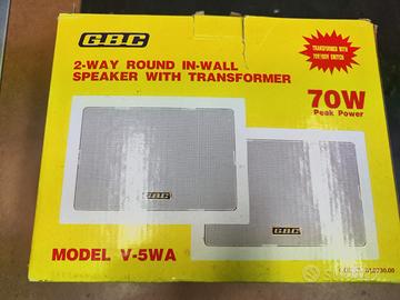 GBC COPPIA DIFFUSORI A INCASSO RETTANGOLARE 70WATT