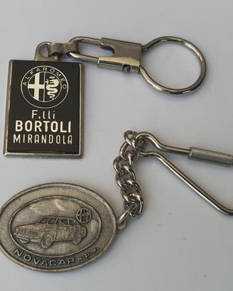 Alfa Romeo 2 portachiavi vintage Modena Mirandola