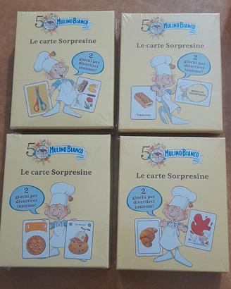 Intero set carte da gioco Mulino Bianco 