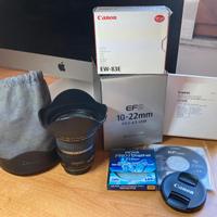 Canon EF-S 10-22mm f/3.5-4.5 USM e accessori