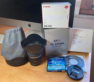 Canon EF-S 10-22mm f/3.5-4.5 USM e accessori