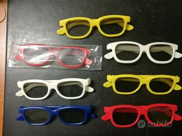 Lotto di 7 Occhiali 3D Cinema LG