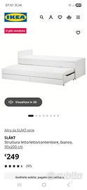 Letto singolo+letto estraibile+cassetti IKEA
